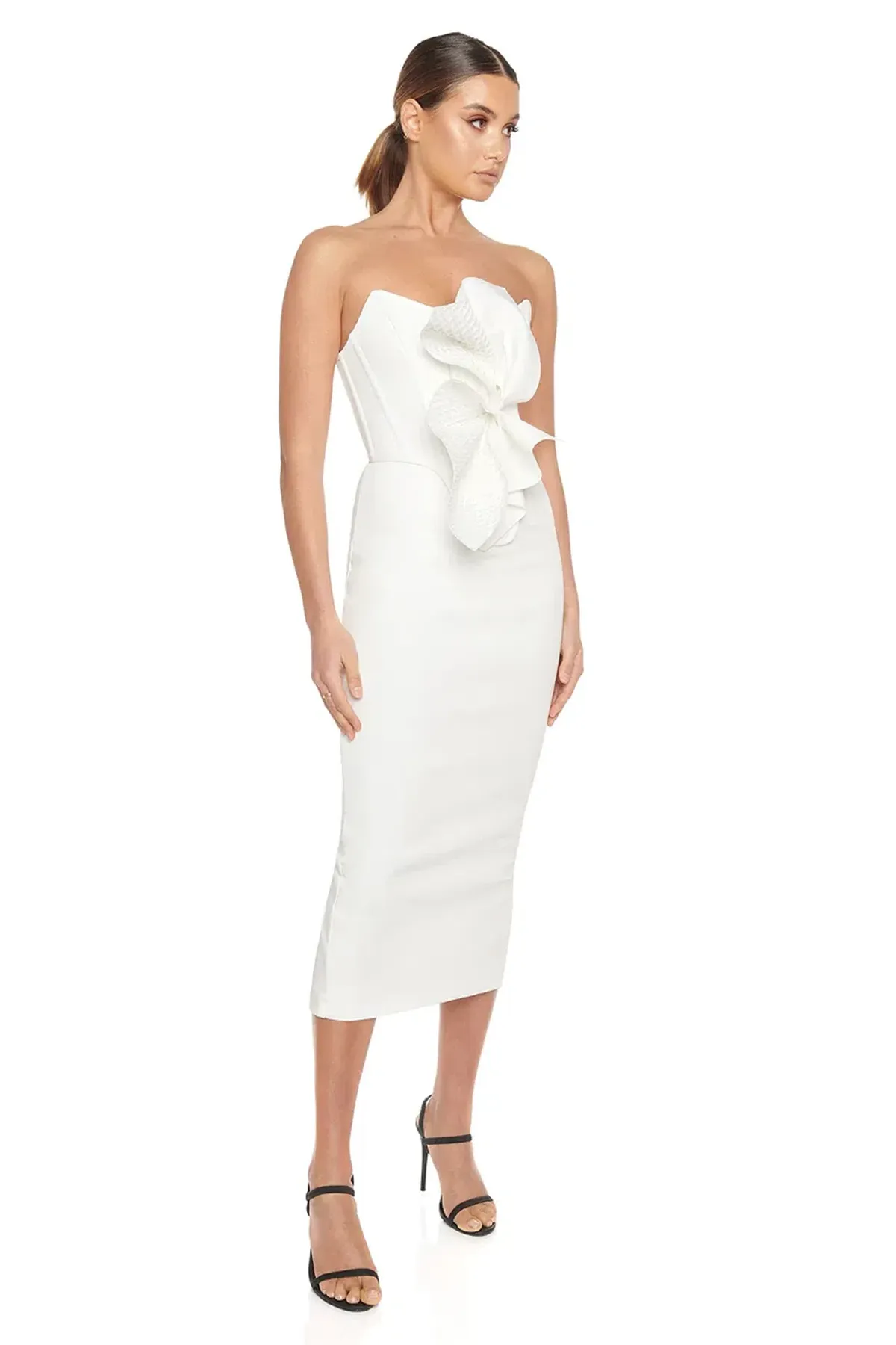 Eliya the Label Lilian Dress White Size 8 - Image 4