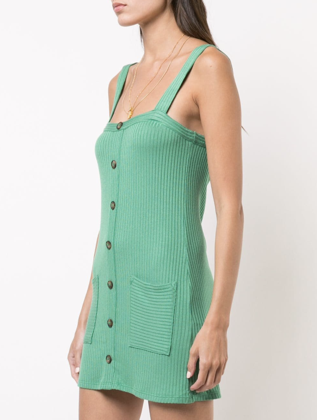 Reformation Kenny Dress Green Size AU 8  for rent on The Volte - main image