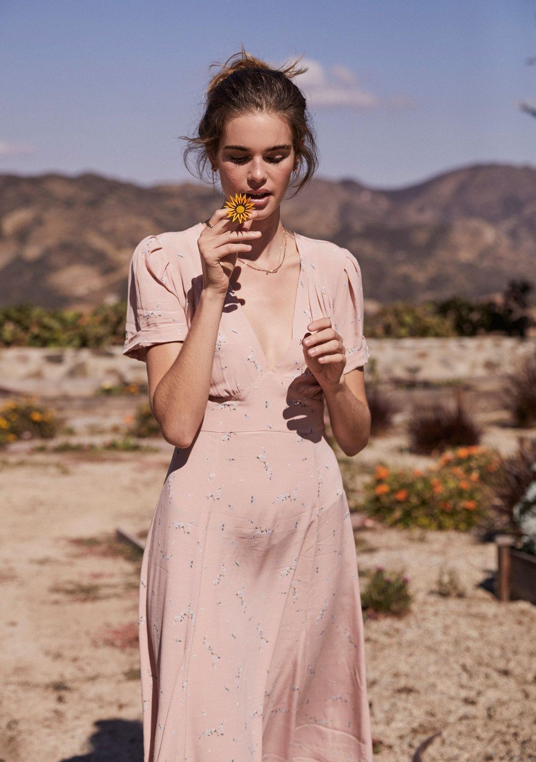 Auguste Clementine Bonne Midi Dress size 8 for rent on The Volte - main image