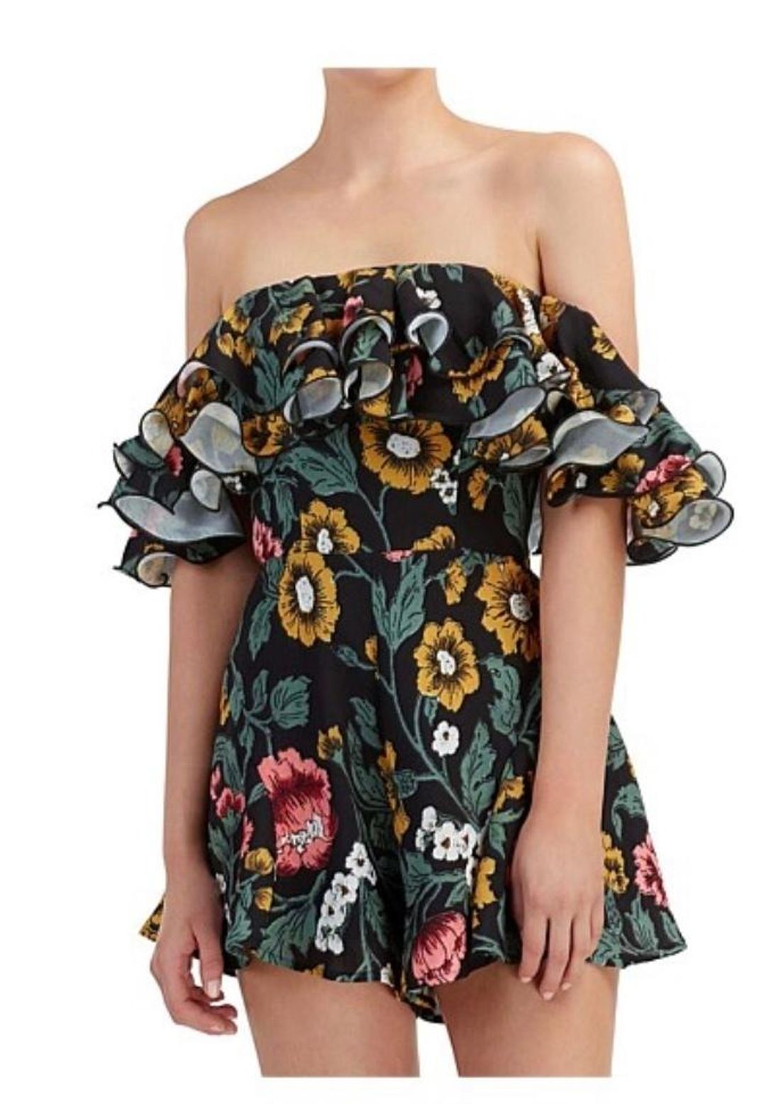 C/MEO Collective Immerse Playsuit Floral Size XS / AU 6 for rent on The Volte - main image