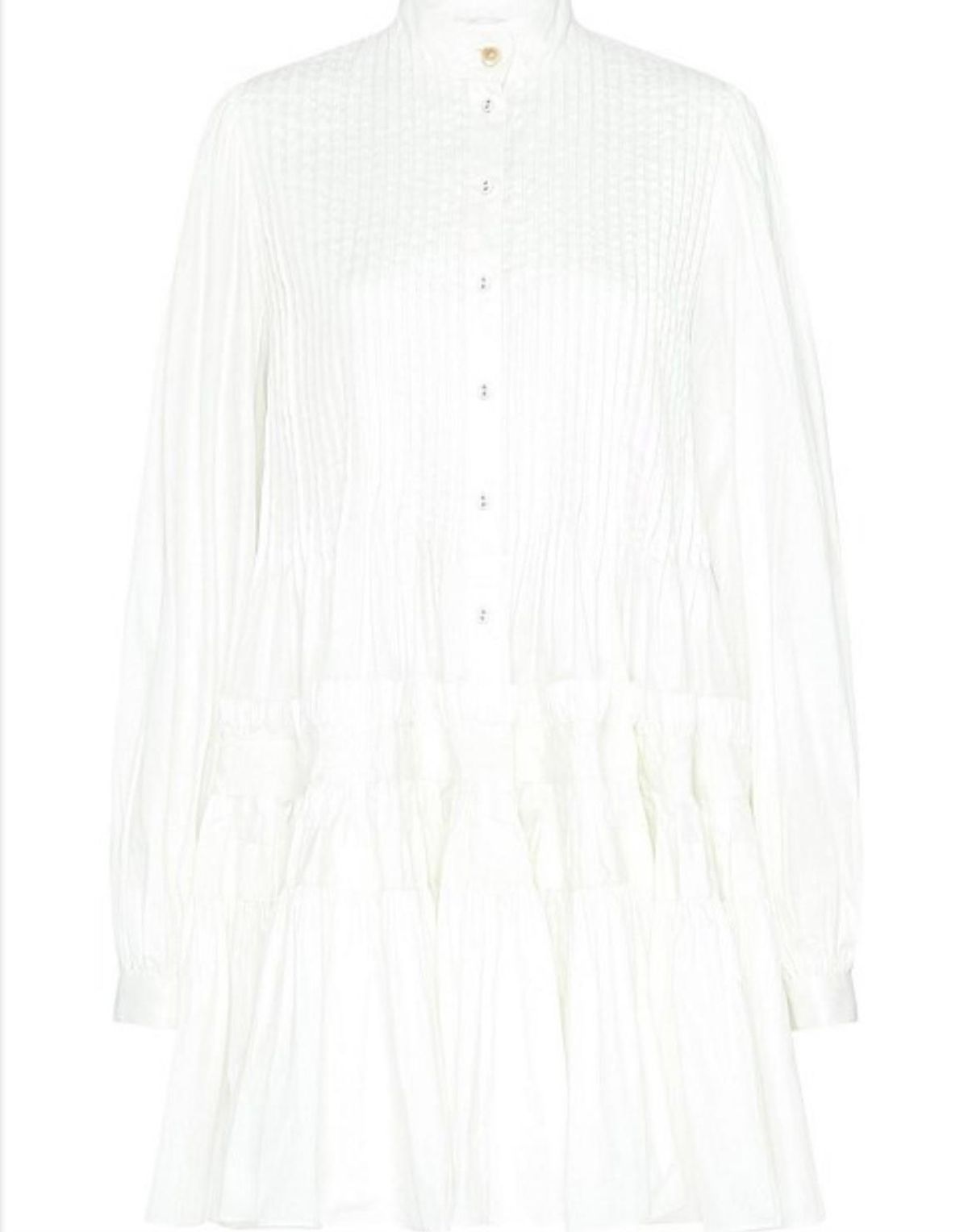 Aje Run Free Smock Dress White Size 8 - Image 4