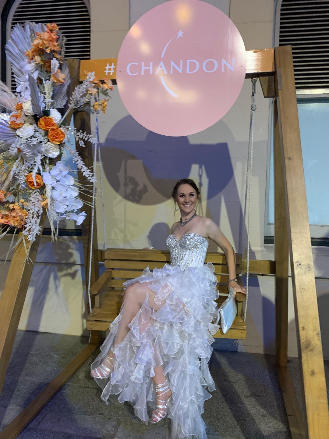 Sherri Hill Dress White Size 6 for rent on The Volte - main image