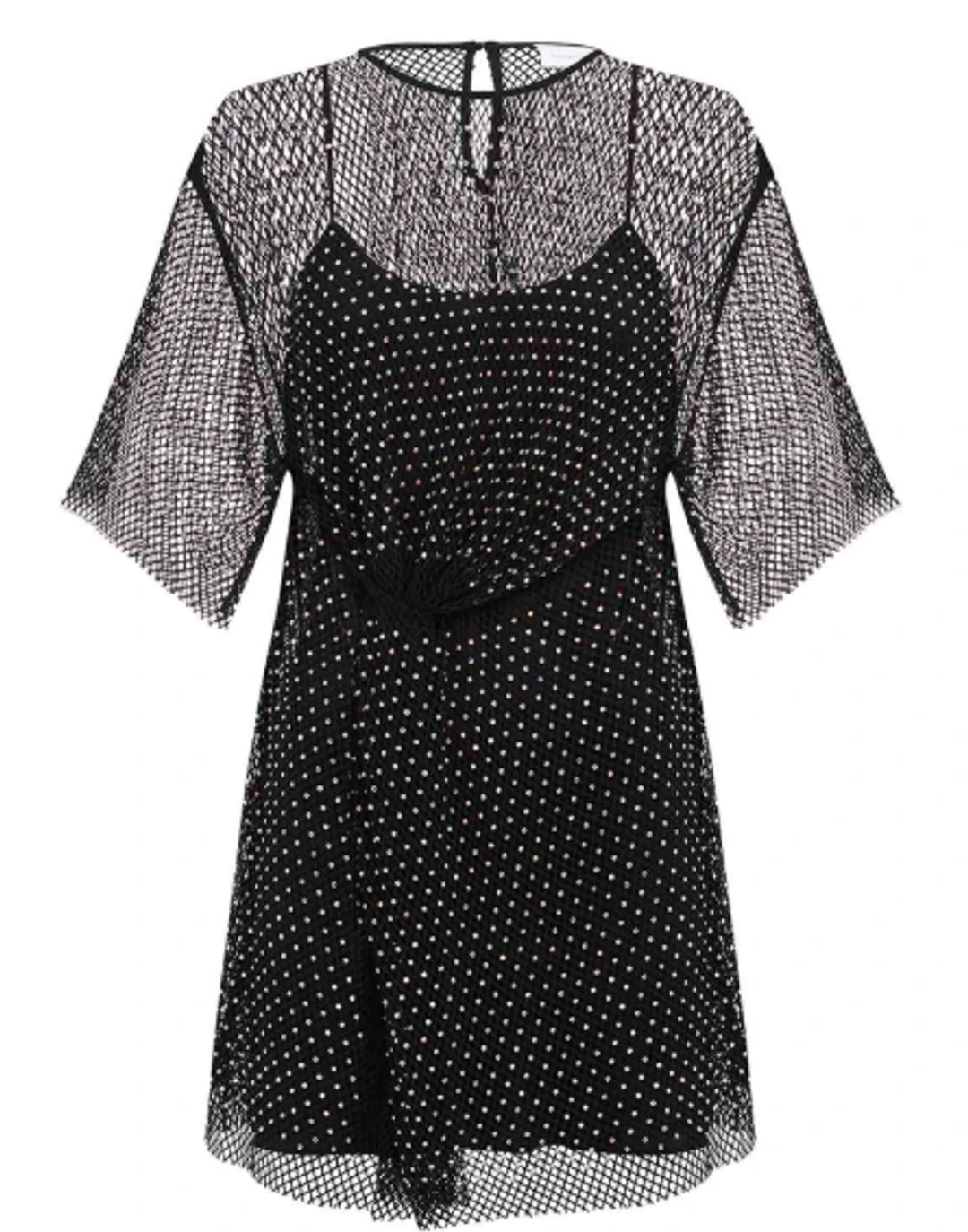 Alice McCall Kaleidoscope Mini Dress Black/Mesh Size 6 for rent on The Volte - main image