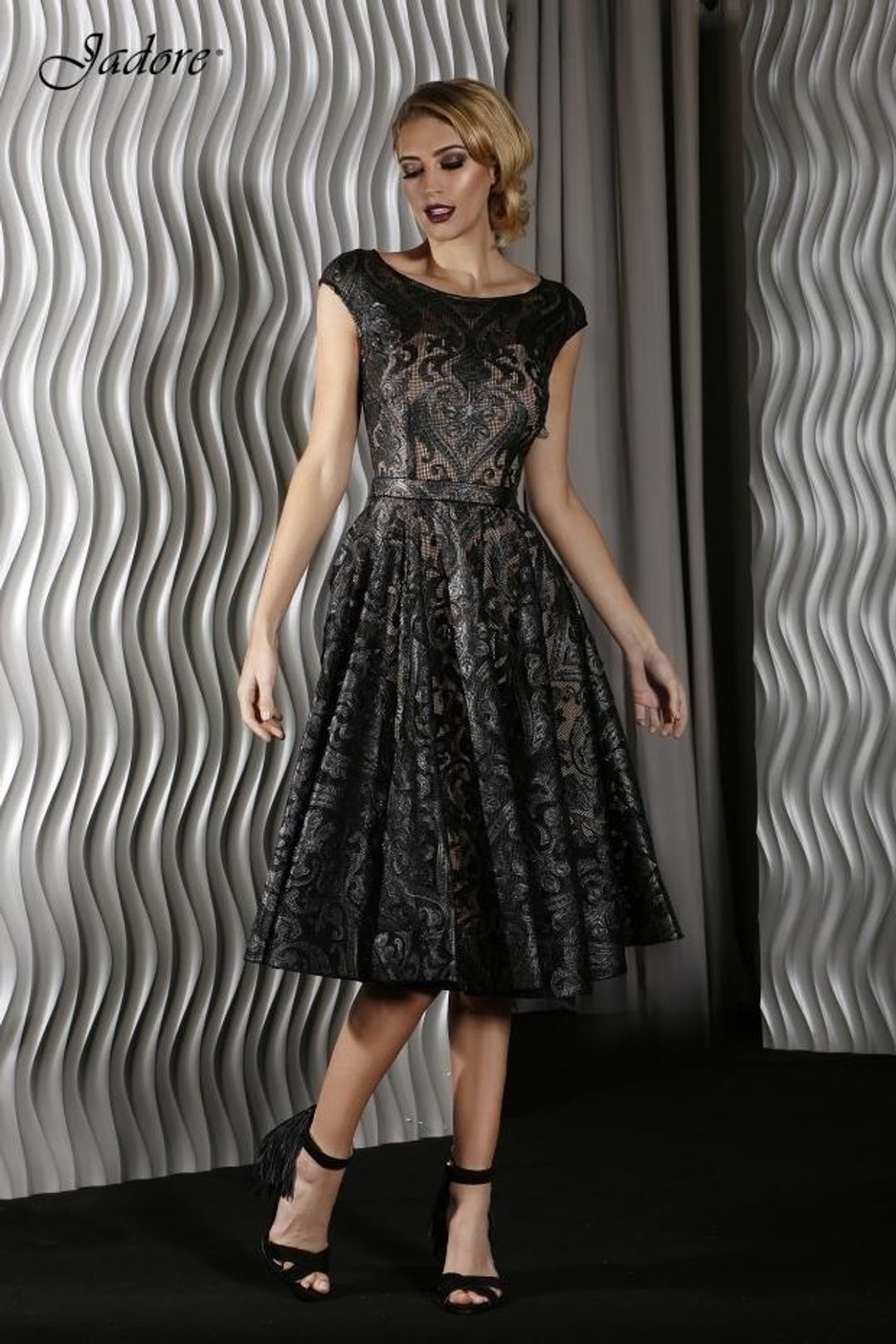 Jadore J9061 Black Nude Size 22  for rent on The Volte - main image