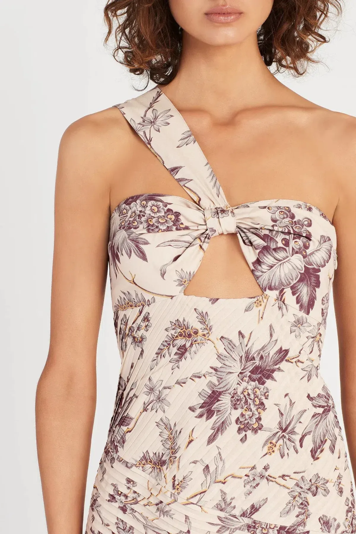 Sir The Label Avery Pleated Mini Dress Floral Print | AU 8 - Image 3