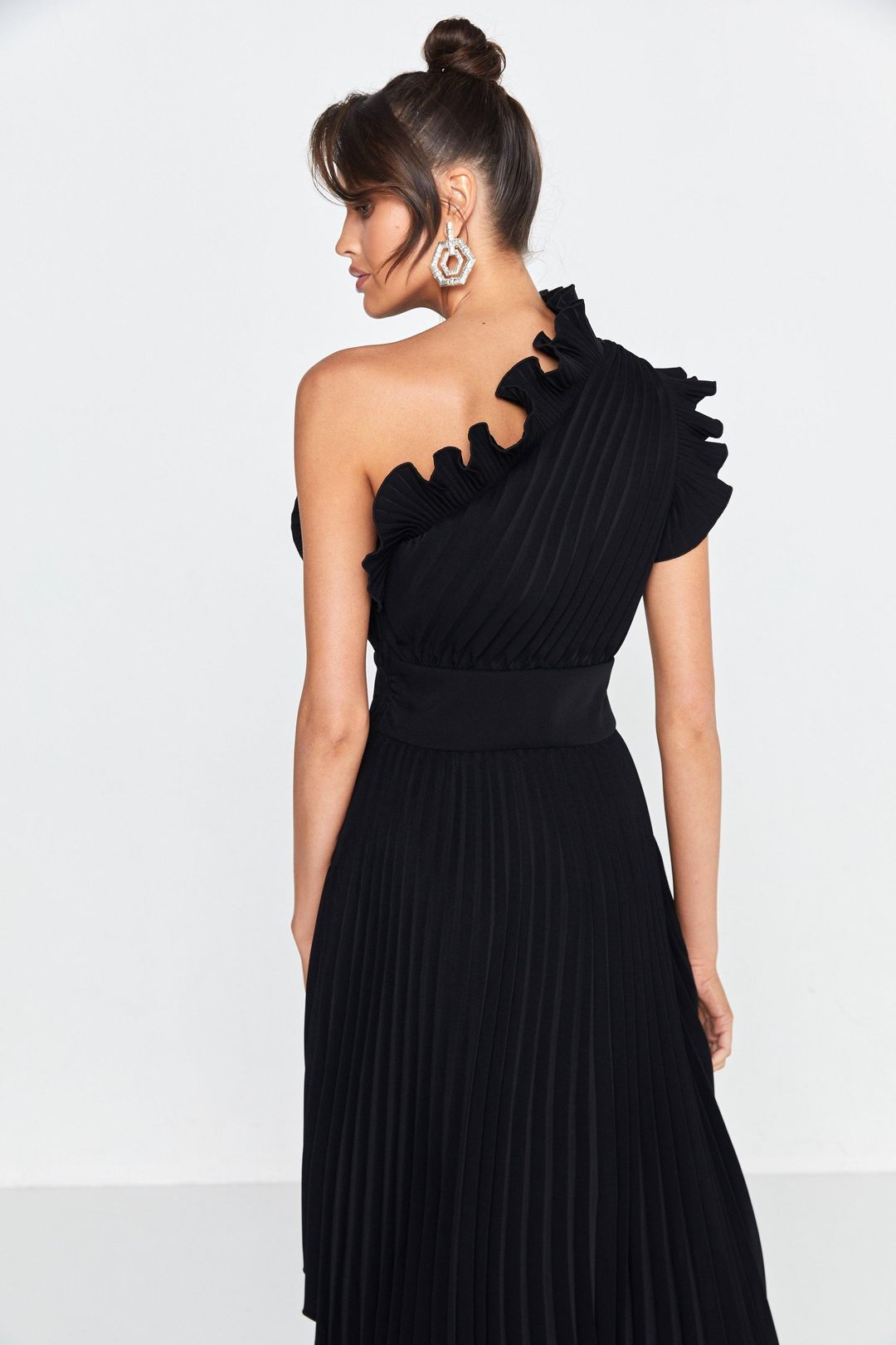 Mossman The Lady Like Dress Black Size 14 for rent on The Volte - main image