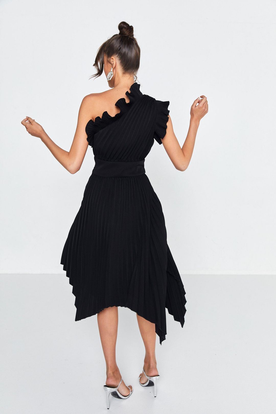 Mossman The Lady Like Dress Black Size 14 for rent on The Volte - main image