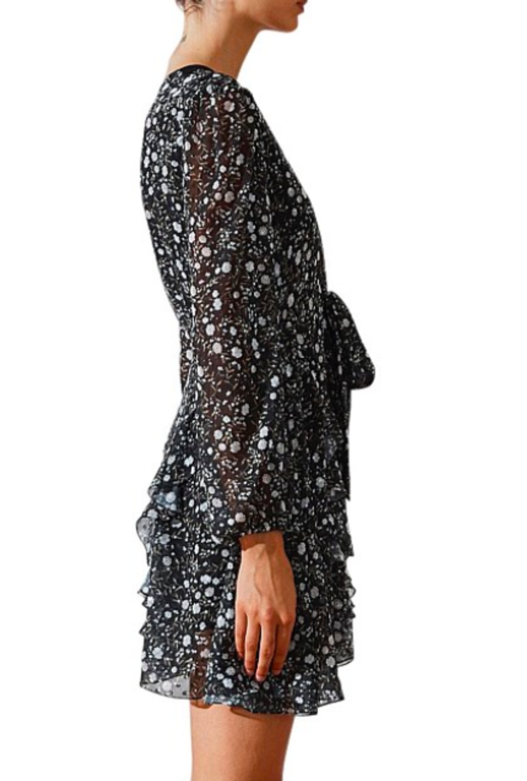 Jarrett Tie Front Mini Dress for rent on The Volte - main image