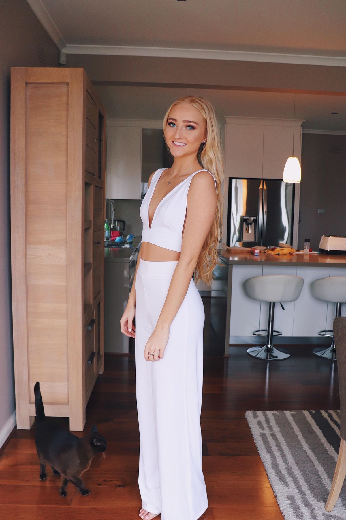 Amy Taylor White Two Piece - Image 2