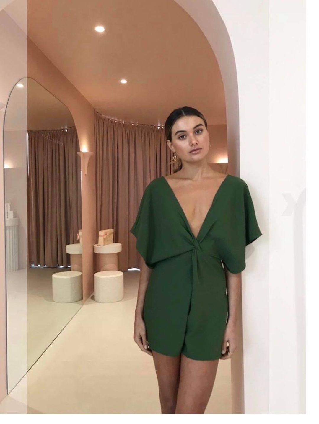 One Fell Swoop Provence Playsuit Herb Size 10 for rent on The Volte - main image