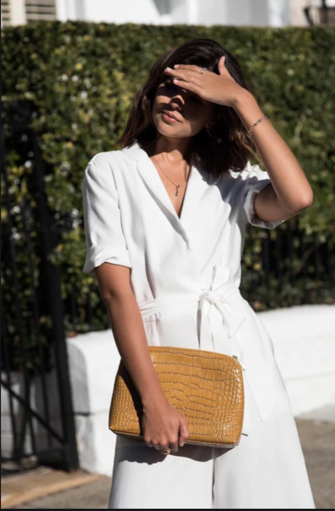 Viktoria & Woods ONASSIS JUMPSUIT White Size 1  for rent on The Volte - main image