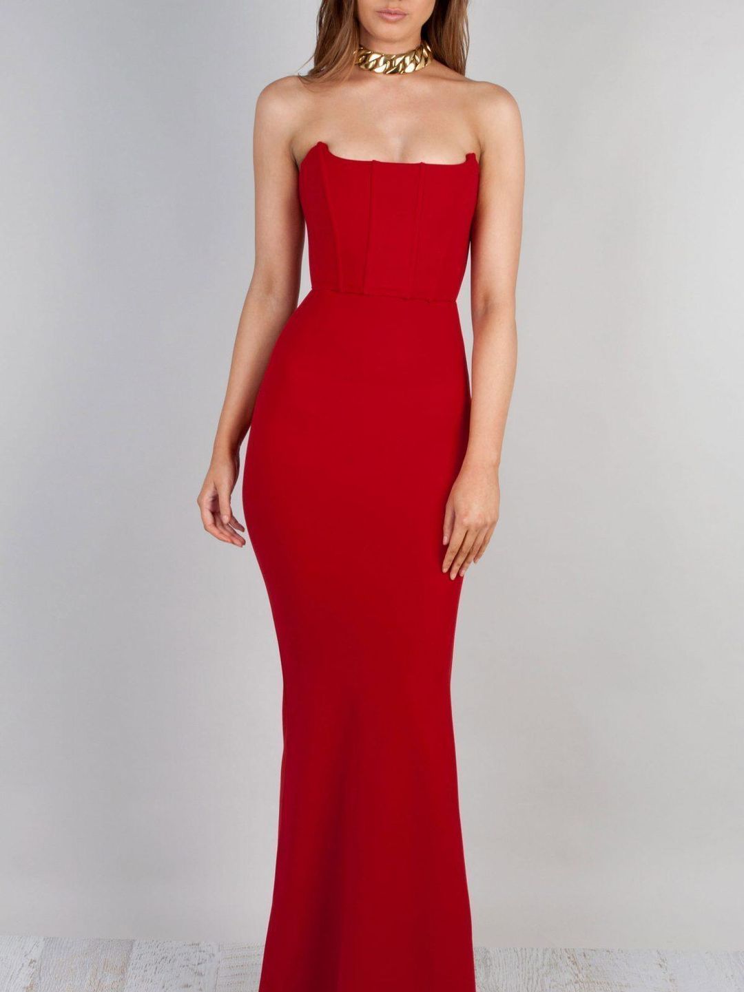 Zachary The Label Elvira Gown Red size 8 for rent on The Volte - main image