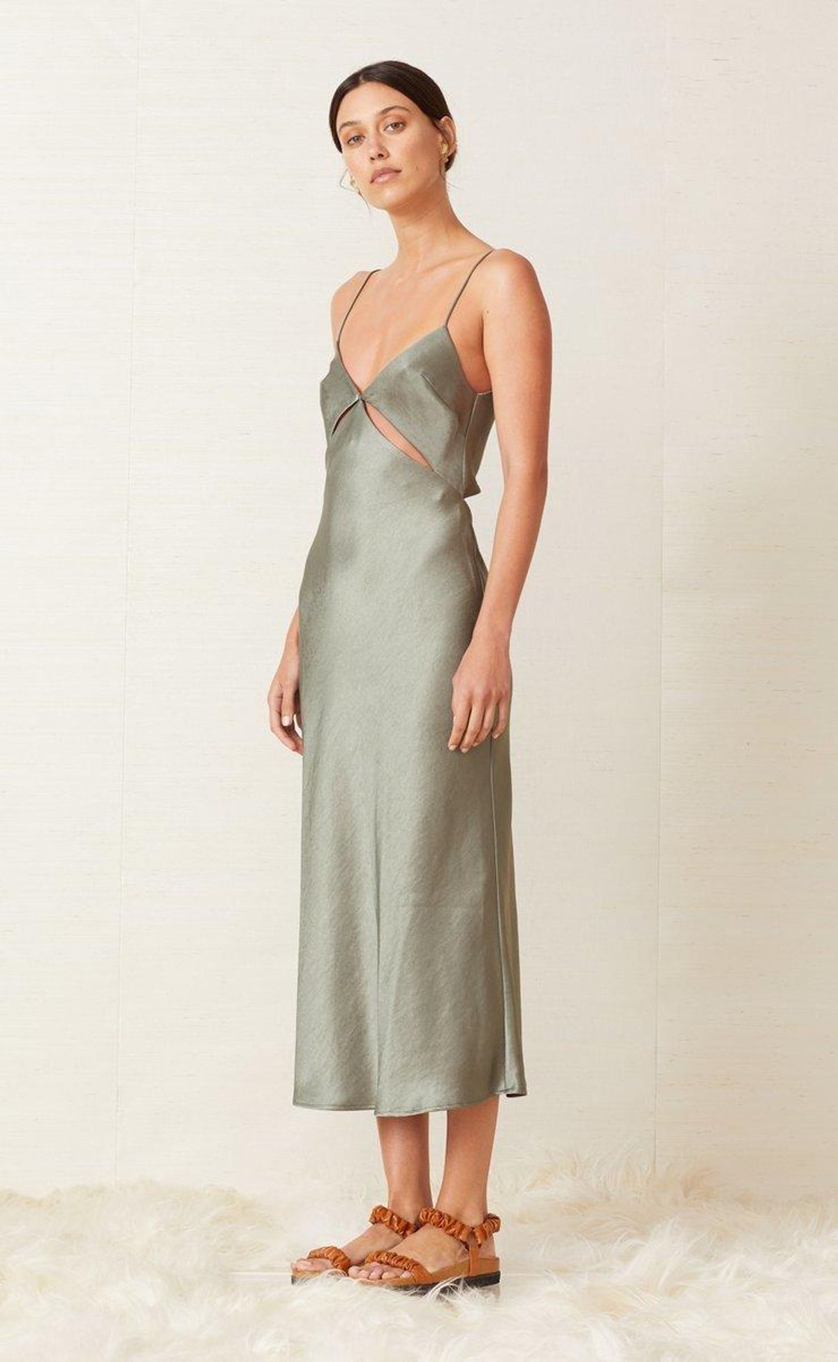 Bec and Bridge Mila Slip Dress green size 8 - Image 1