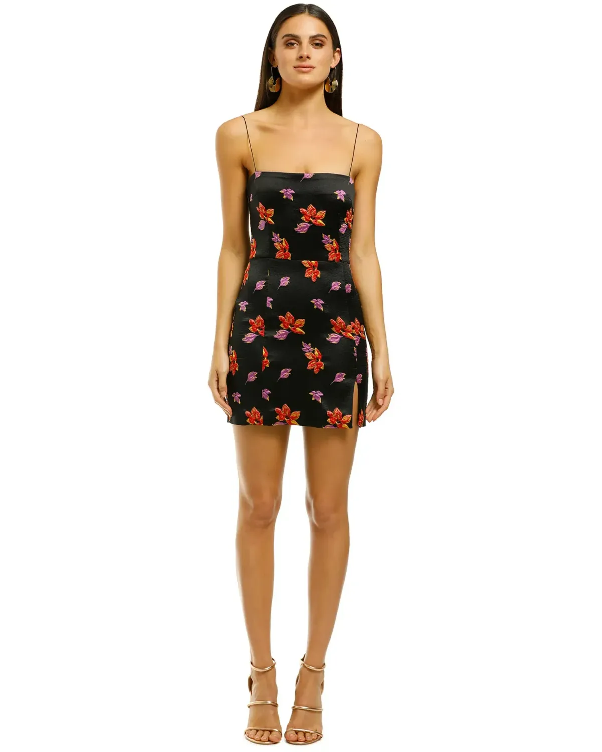 Bec & Bridge Love Crush Floral Mini Dress Black Size AU 8 - Image 1