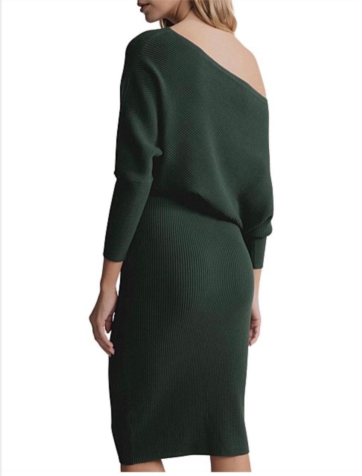 Witchery Off Shoulder Knit Dress size 8 - Image 4