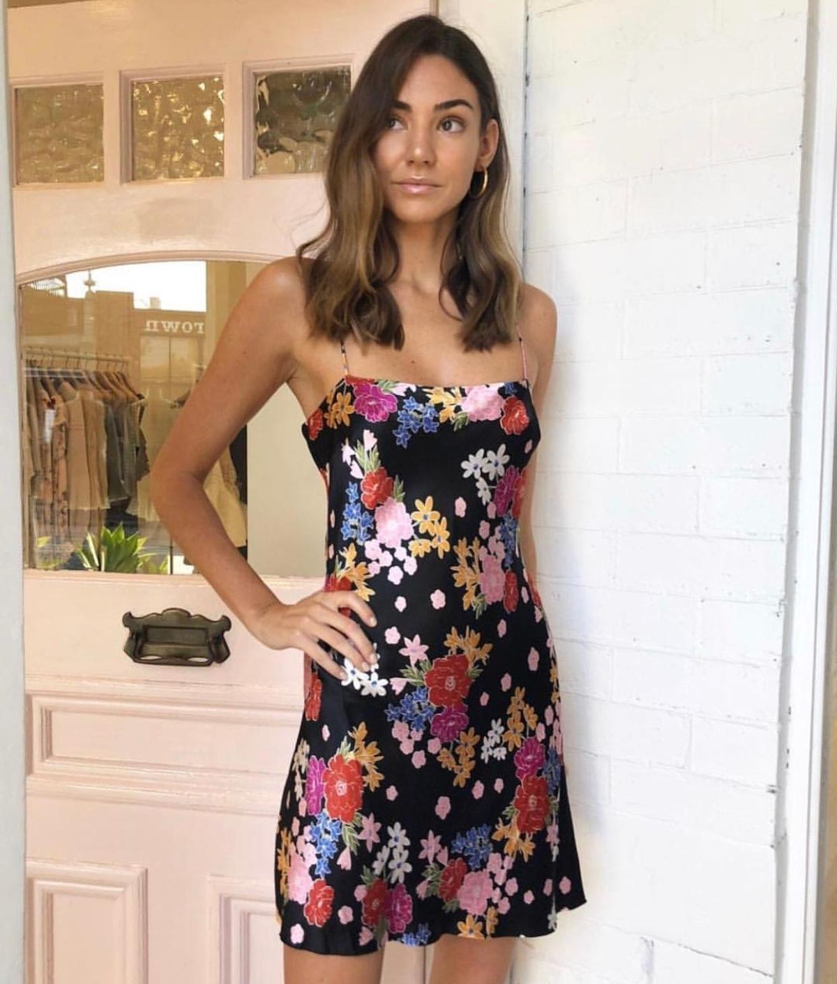 Bec & Bridge Cha Cha Mini Dress Bouquet Floral Print Size 6 - Image 2