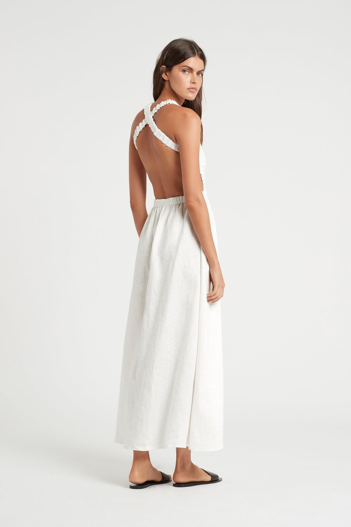 Sir the Label Alena Maxi Dress in Ivory Size XS / AU 6 - Image 5
