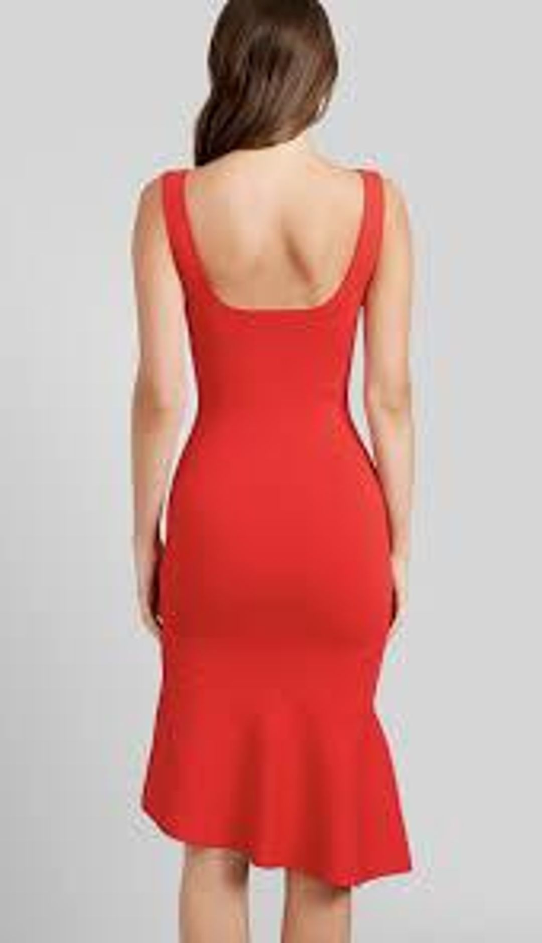 Kookai Miami Scoop Neck Dress red size 8  for rent on The Volte - main image