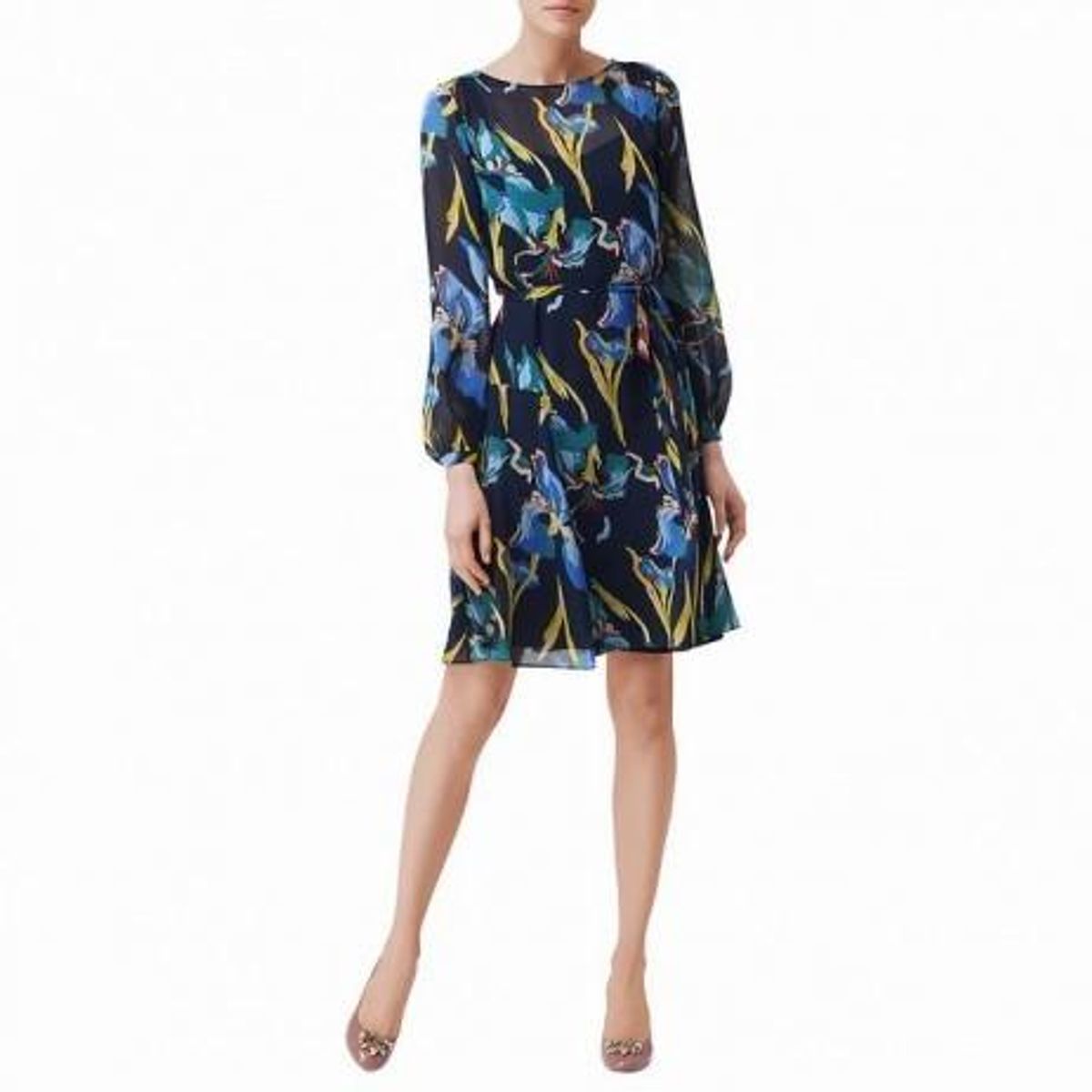 L.K. Bennett Silk Darcy Floaty Dress - Image 1