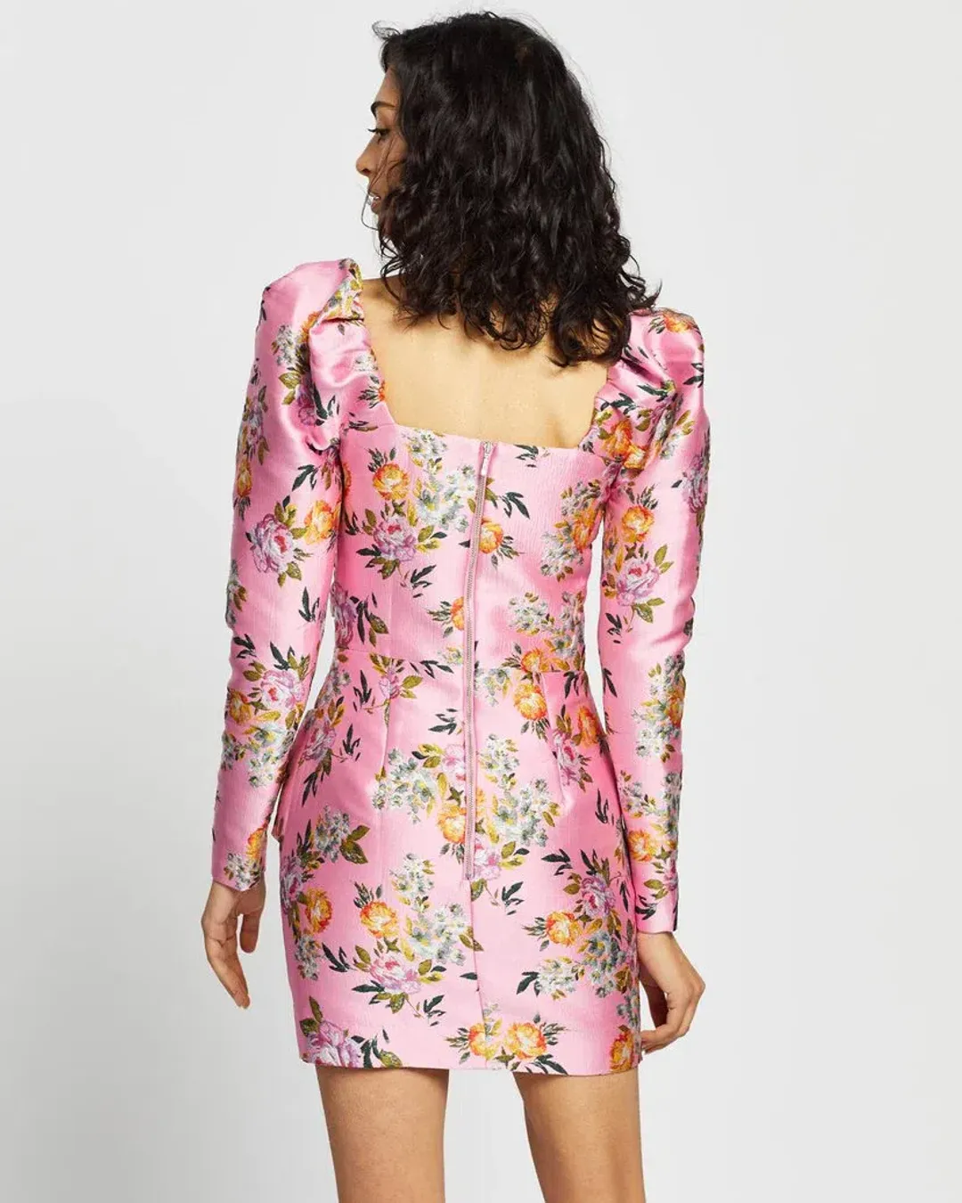 Bec & Bridge Peony Party Mini Dress Print Size AU 6 for rent on The Volte - main image