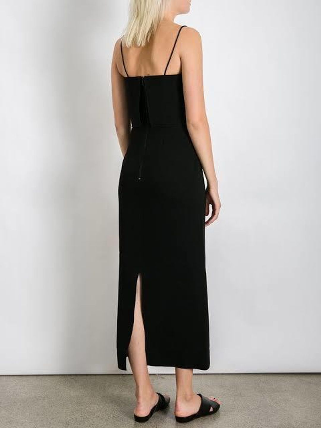 Dion Lee Column Dress Black Size 10 for rent on The Volte - main image