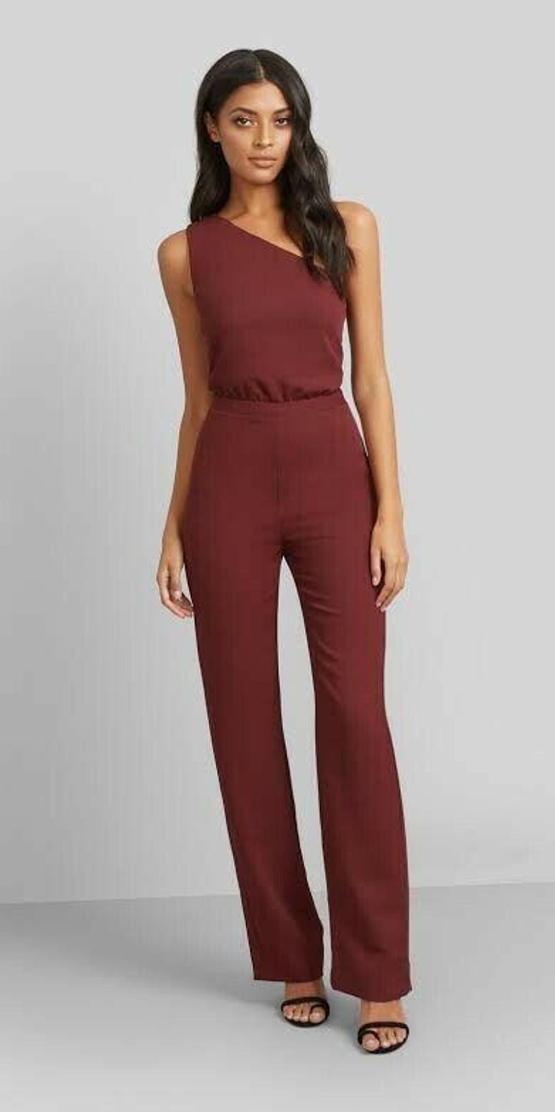 Kookai Aria Jumpsuit Plum Size 6 for rent on The Volte - main image