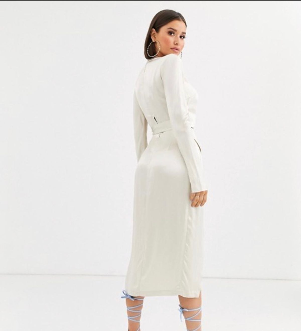 Bec & Bridge sylvie wrap dress oyster size 10 - Image 3