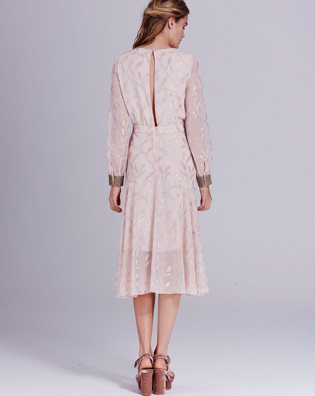 We are Kindred Luella Leaf Dress Ballet Pink Size 10 for rent on The Volte - main image