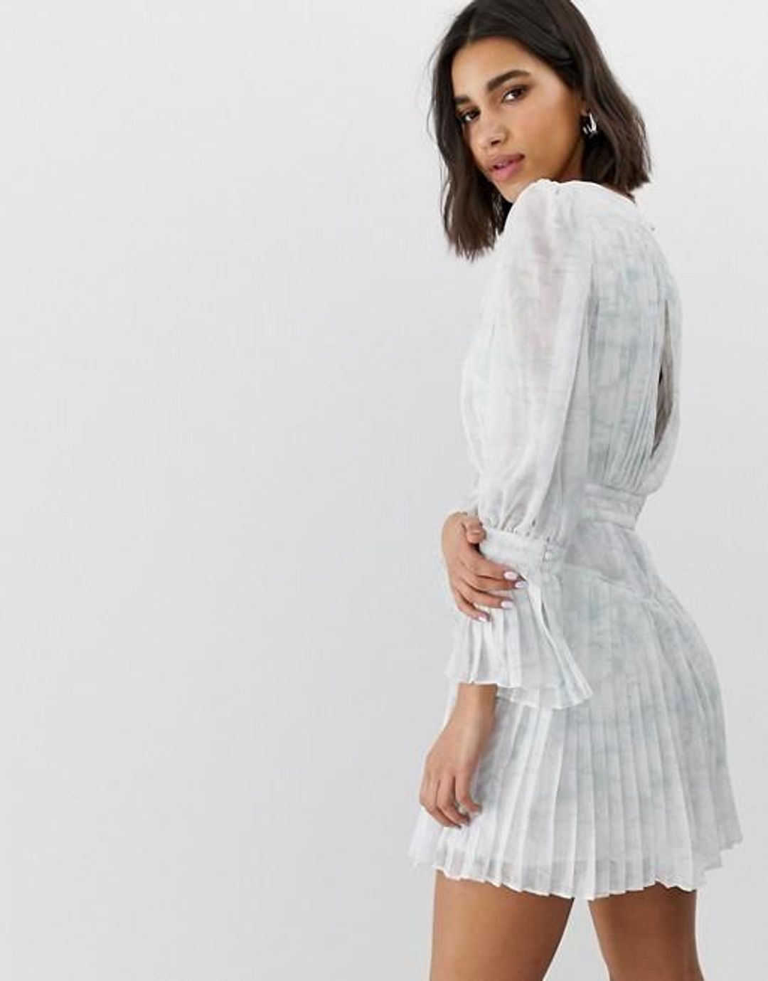 Stevie May Sky Settlement Mini Dress white Size 8 for rent on The Volte - main image