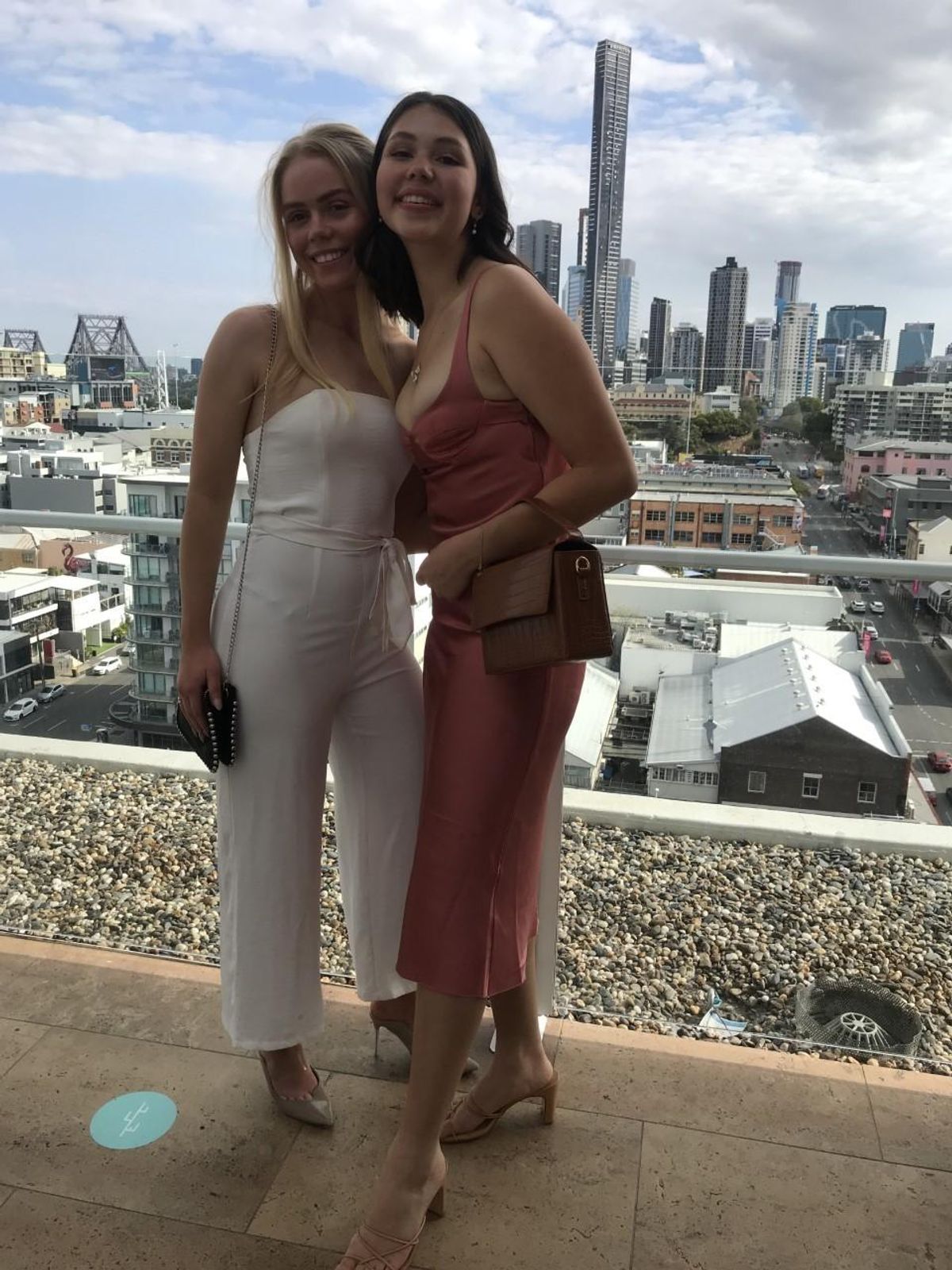 DION LEE Layered Silk Satin Dress In Pink - Image 5