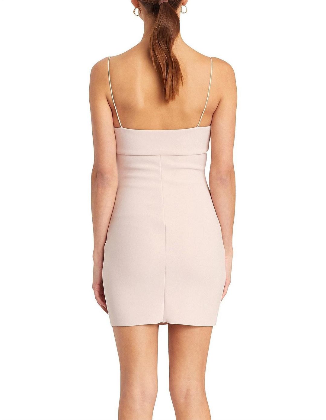 Bec & Bridge Dominique Mini Dress Himalayan Salt Blush Pink Size 6 for rent on The Volte - main image