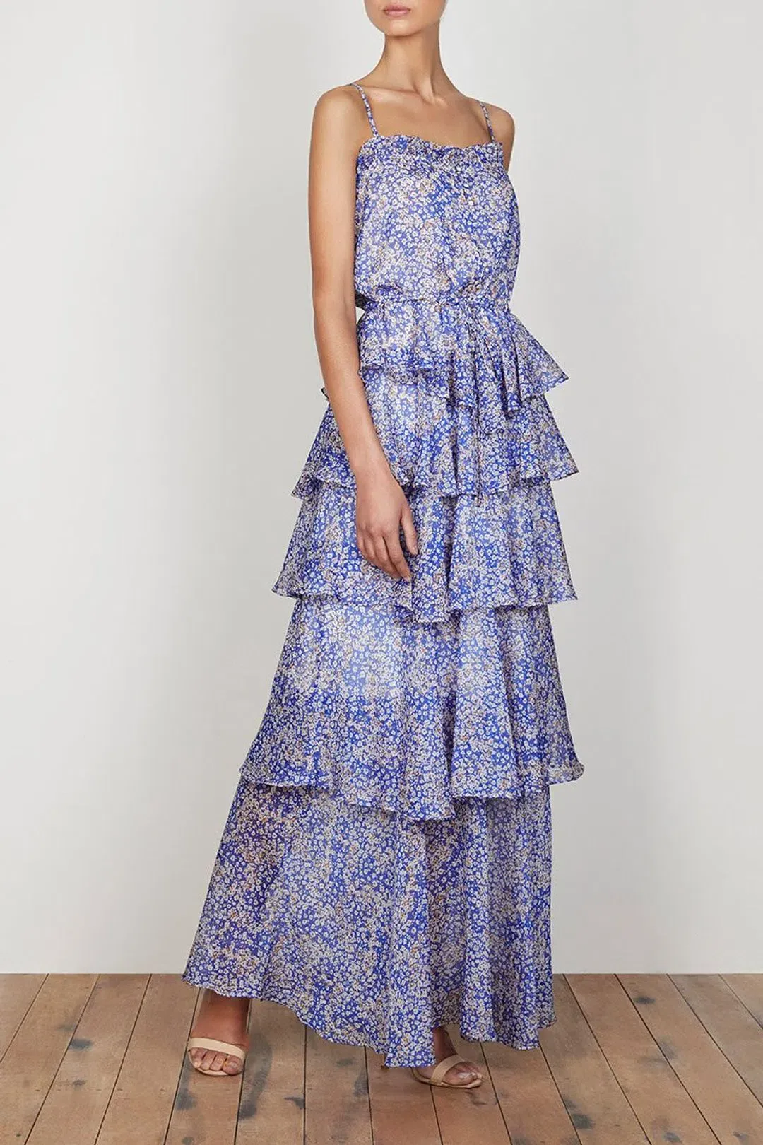 Shona Joy Garner Cami Maxi Dress Floral Print Size 8 for rent on The Volte - main image