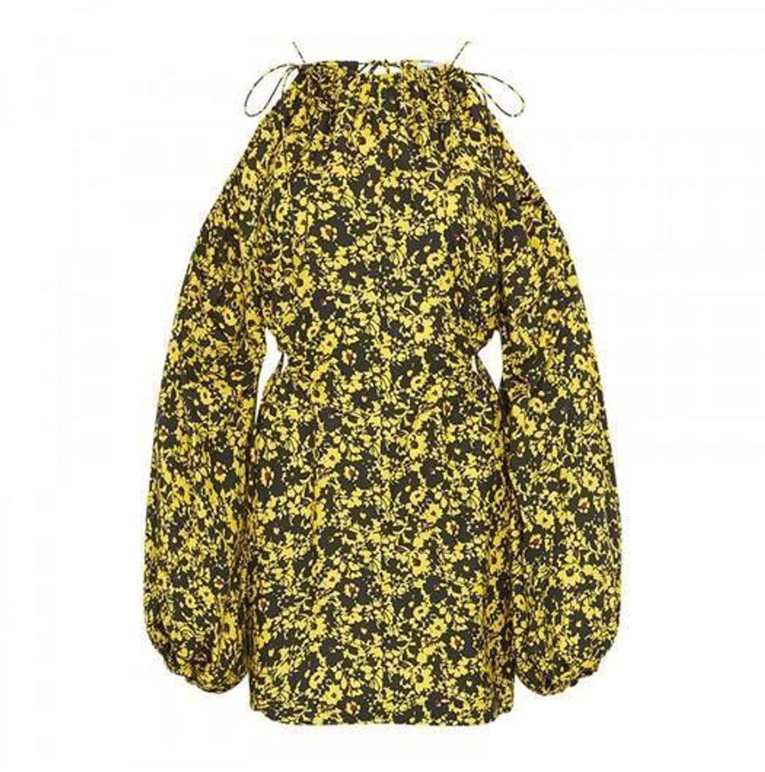 Camilla and Marc Monet Mini Dress Yellow Size 8 for rent on The Volte - main image