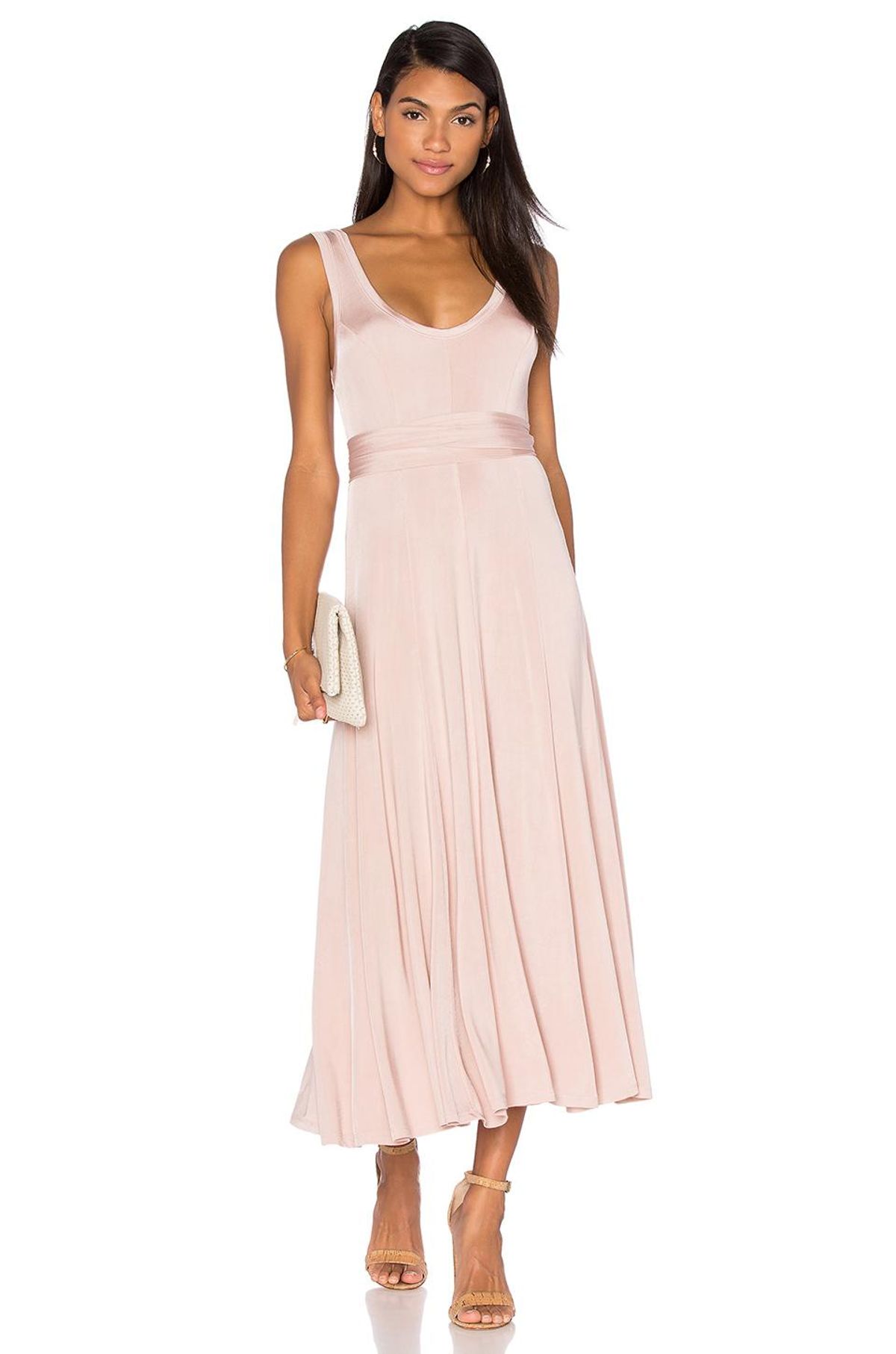 Zimmermann Chroma Slinky Dress Soft Nude Pink Size 0 / AU 8 - Image 4