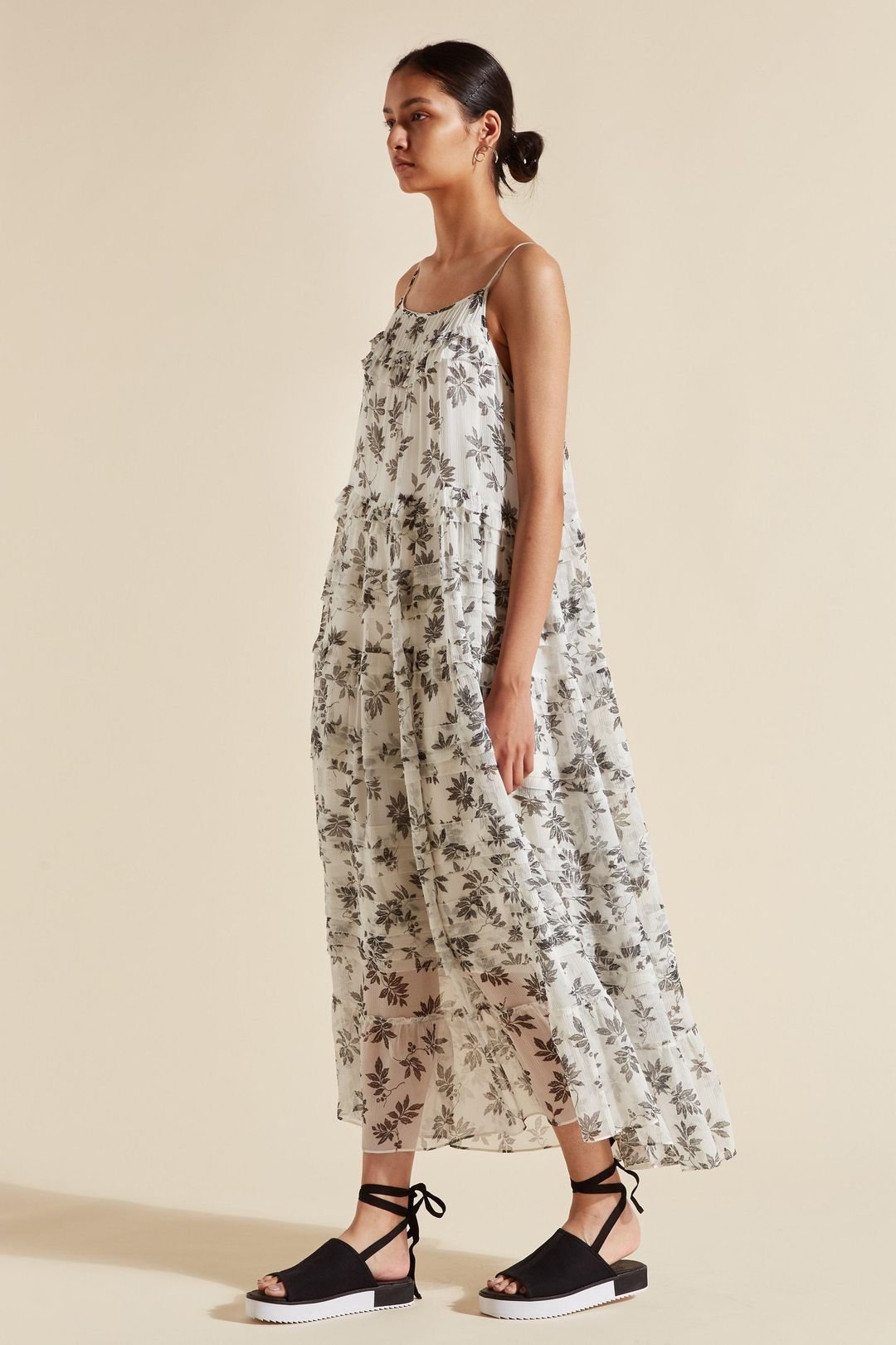 Lee Mathews Lucy Cami Dress Floral Vine Size 1/Au 8 for rent on The Volte - main image