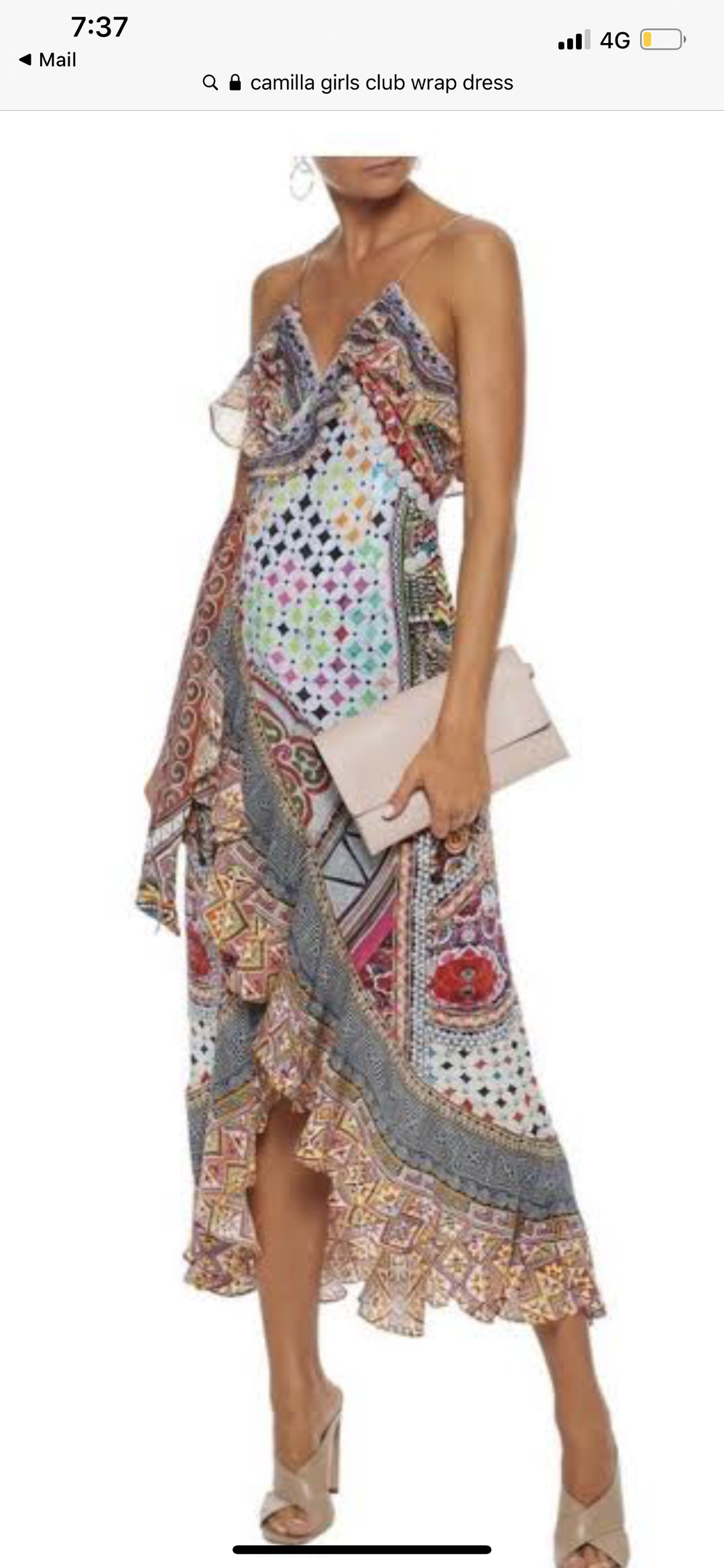 Camilla wrap dress  for rent on The Volte - main image