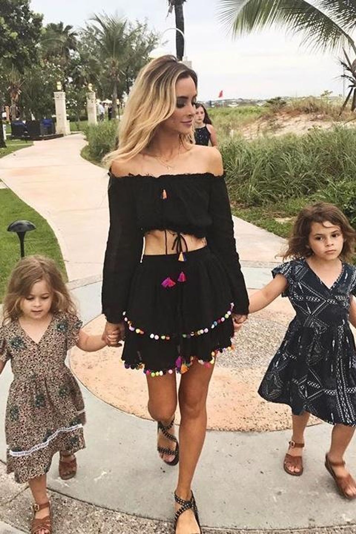 Majorelle Calypso Top and Mini Skirt Set Black Size 6 - Image 5