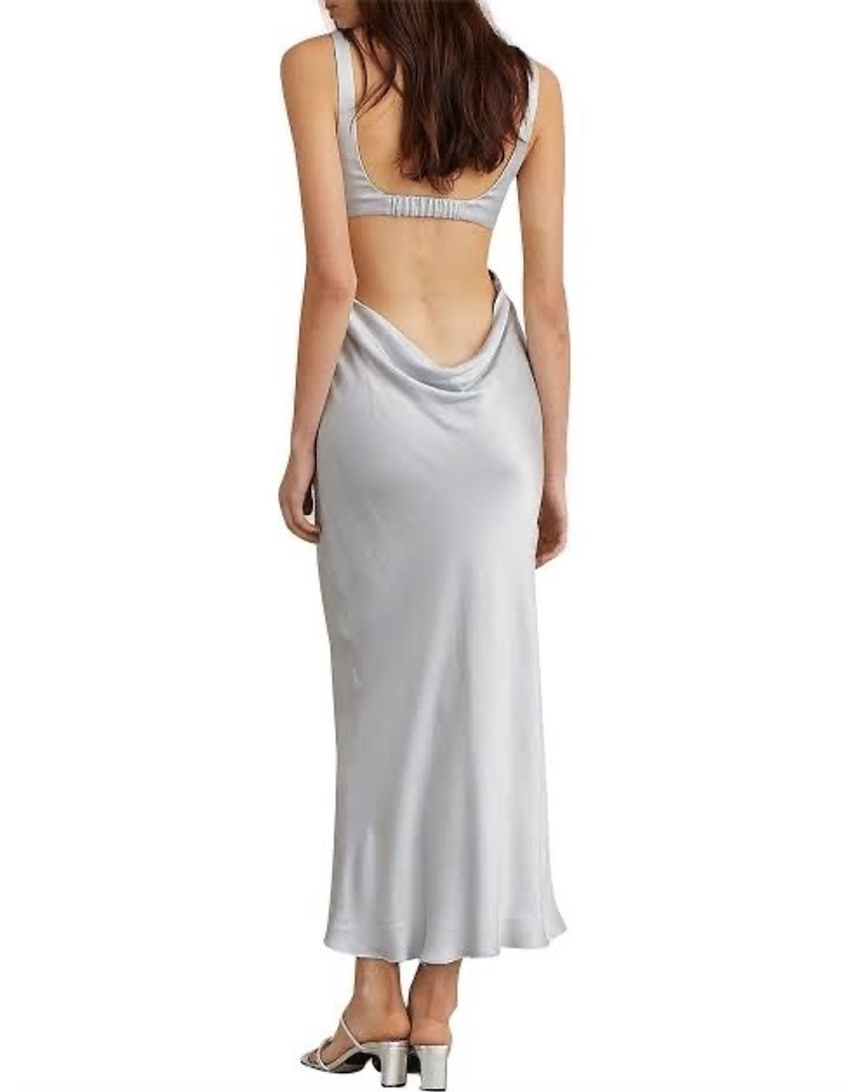 Bec & Bridge Caroline Cut Out Midi Dress Blue Size 8 - Image 3