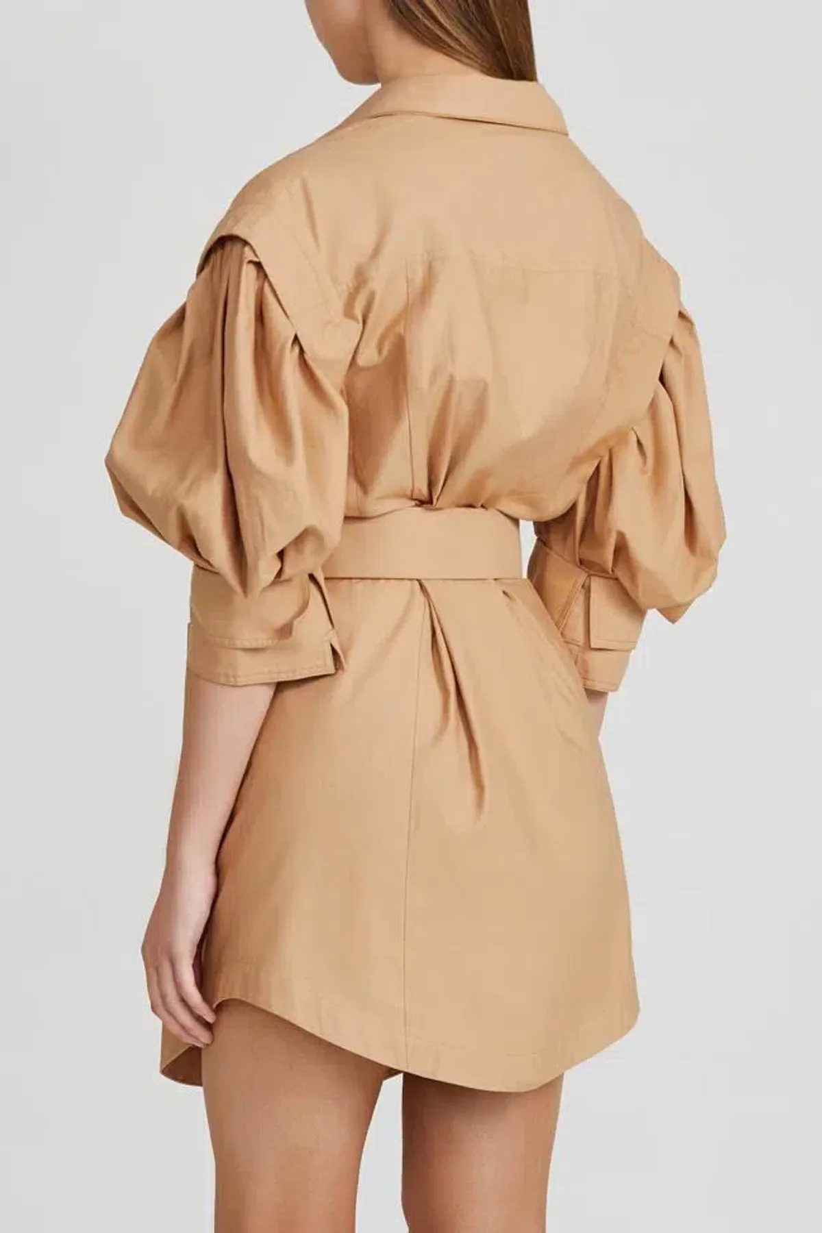 Acler Kindsway Dress Brown Size 10 - Image 3