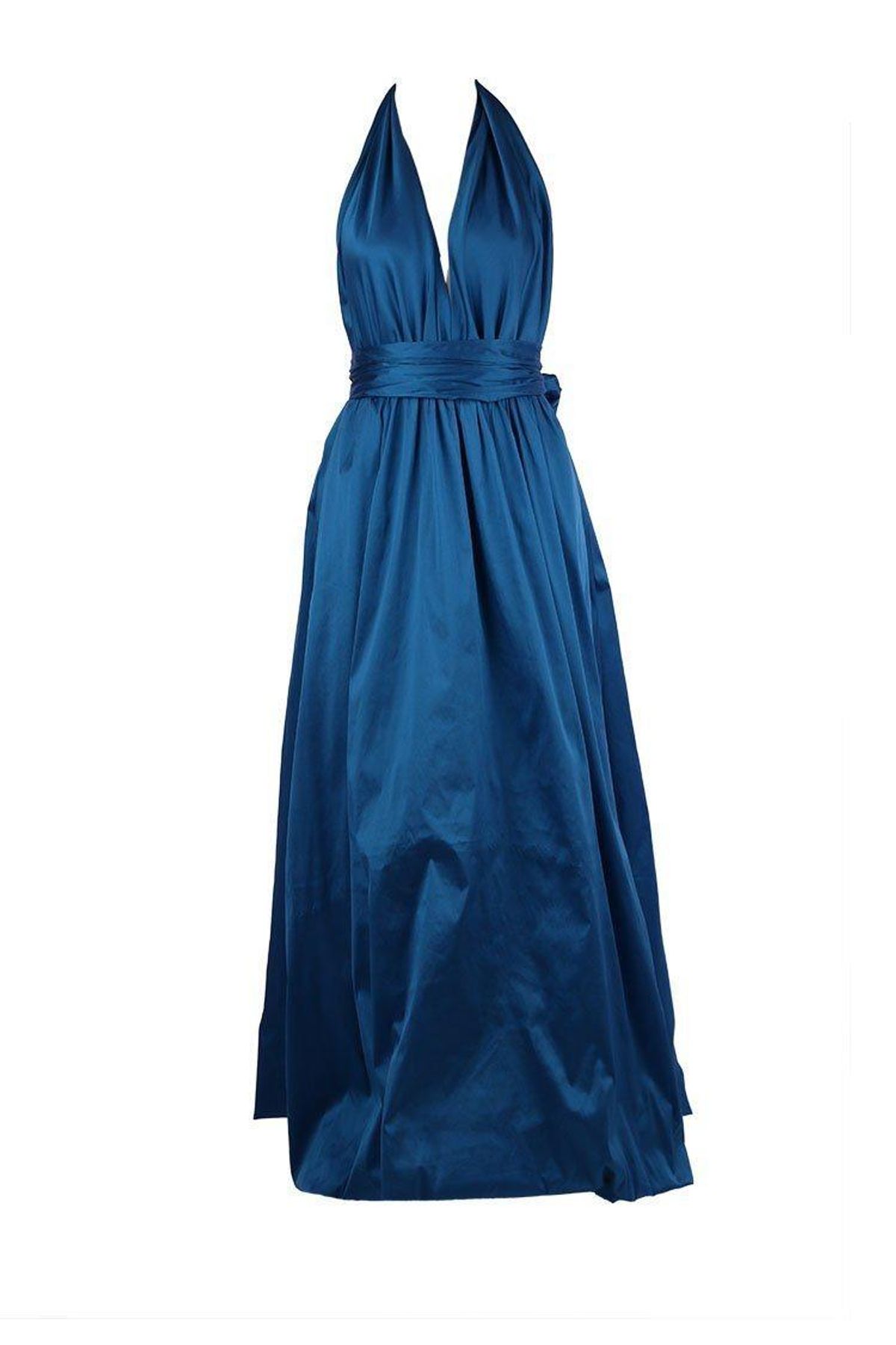 Lucy Laurita Cameo Bubble Gown in Ocean Blue Size 10 - Image 2