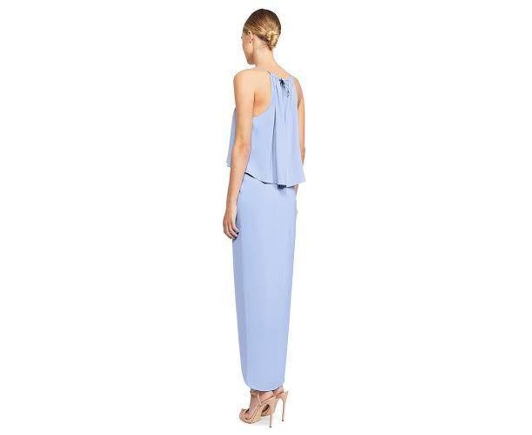 Shona Joy Frill High Neck Maxi for rent on The Volte - main image