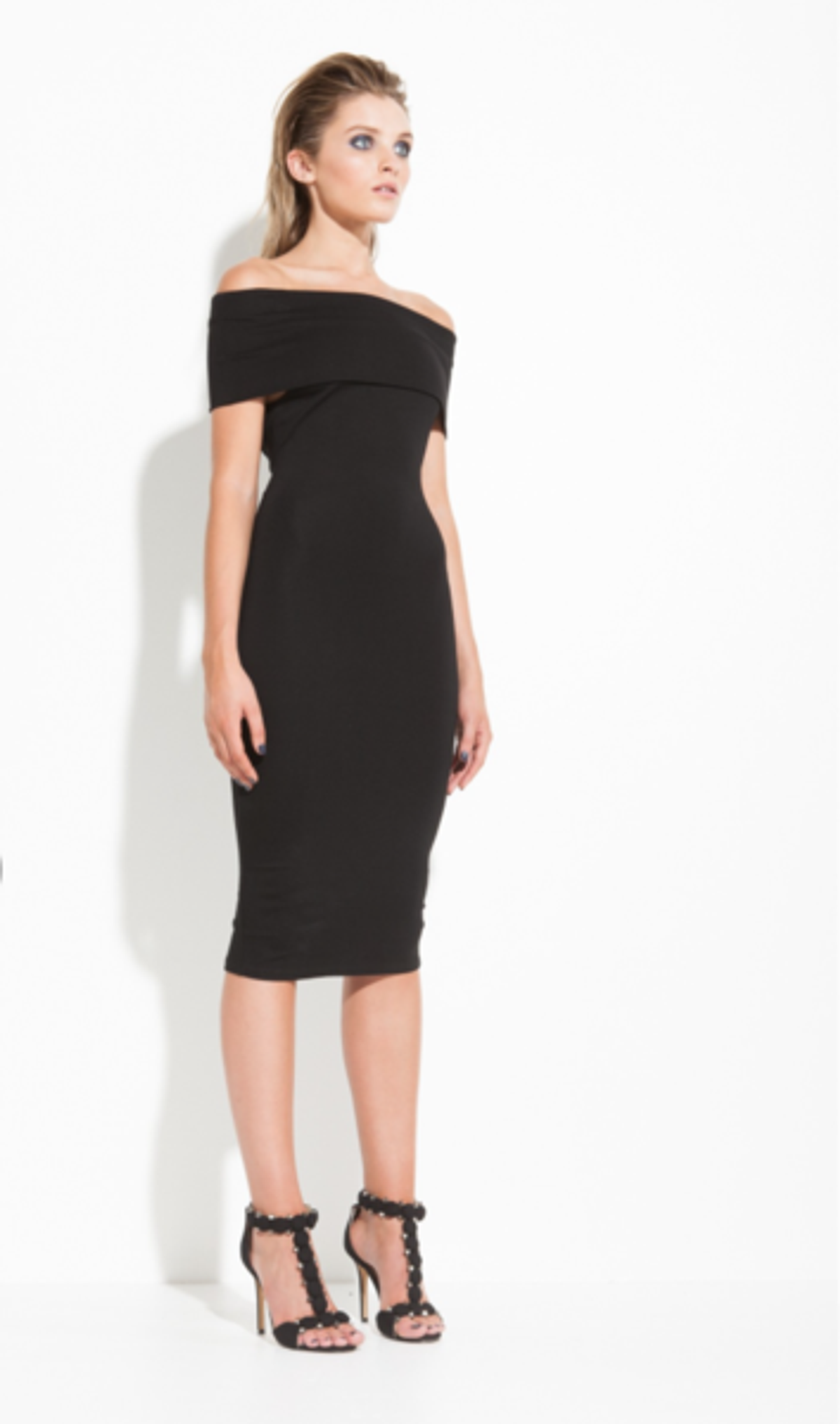 Mossman The Bare Shoulder Dress in Burgundy Size 6 - Image 3