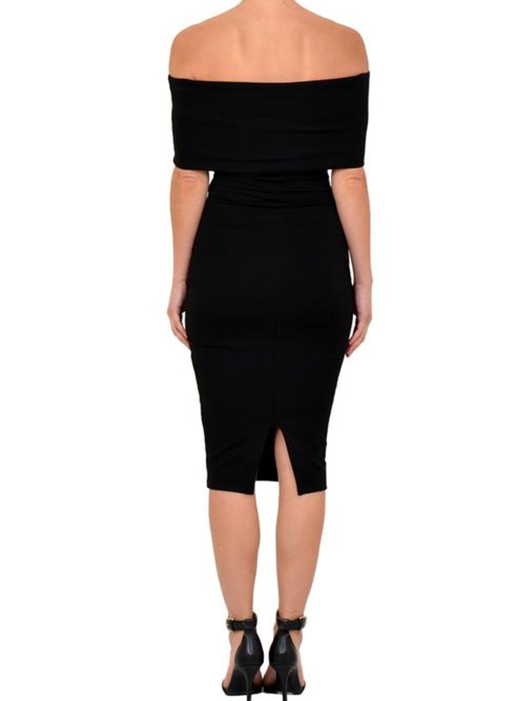 Mossman The Bare Shoulder Dress in Burgundy Size 6 for rent on The Volte - main image