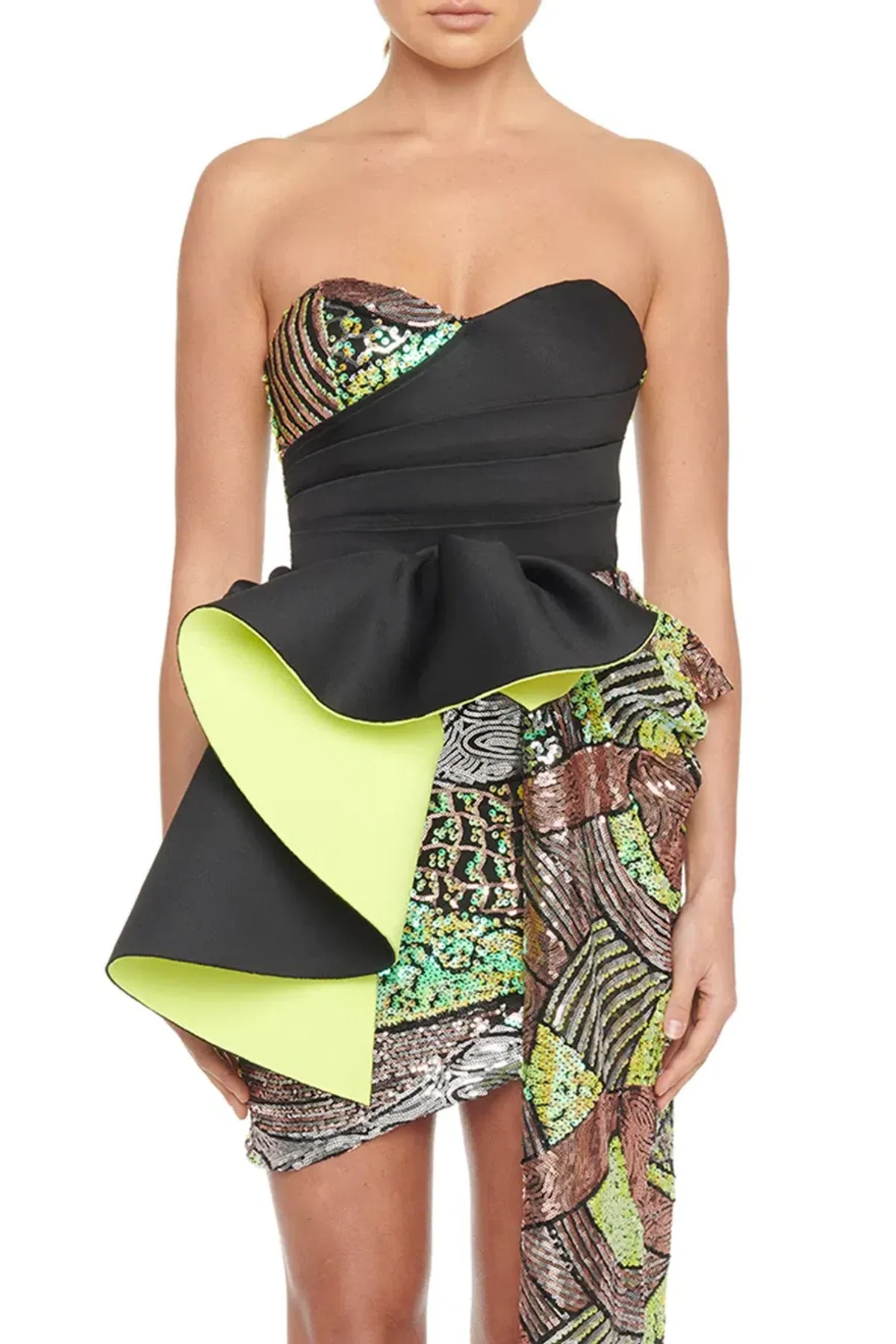 Eliya The Label Florence Dress Black Size 10 - Image 3