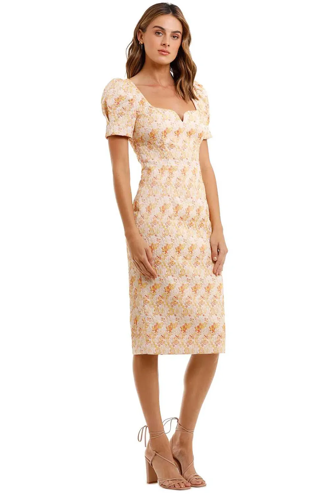 Rebecca Vallance Amber Midi Dress Print Size 8 for rent on The Volte - main image