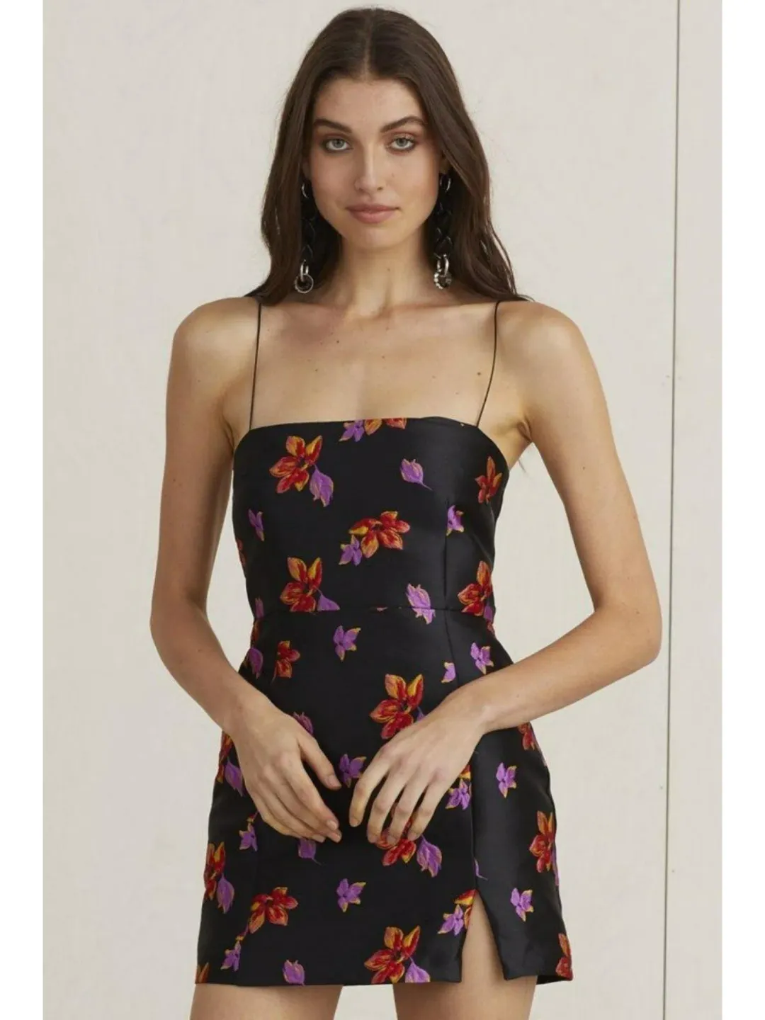 Bec & Bridge Love Crush Mini Dress Print Size AU 6 for rent on The Volte - main image