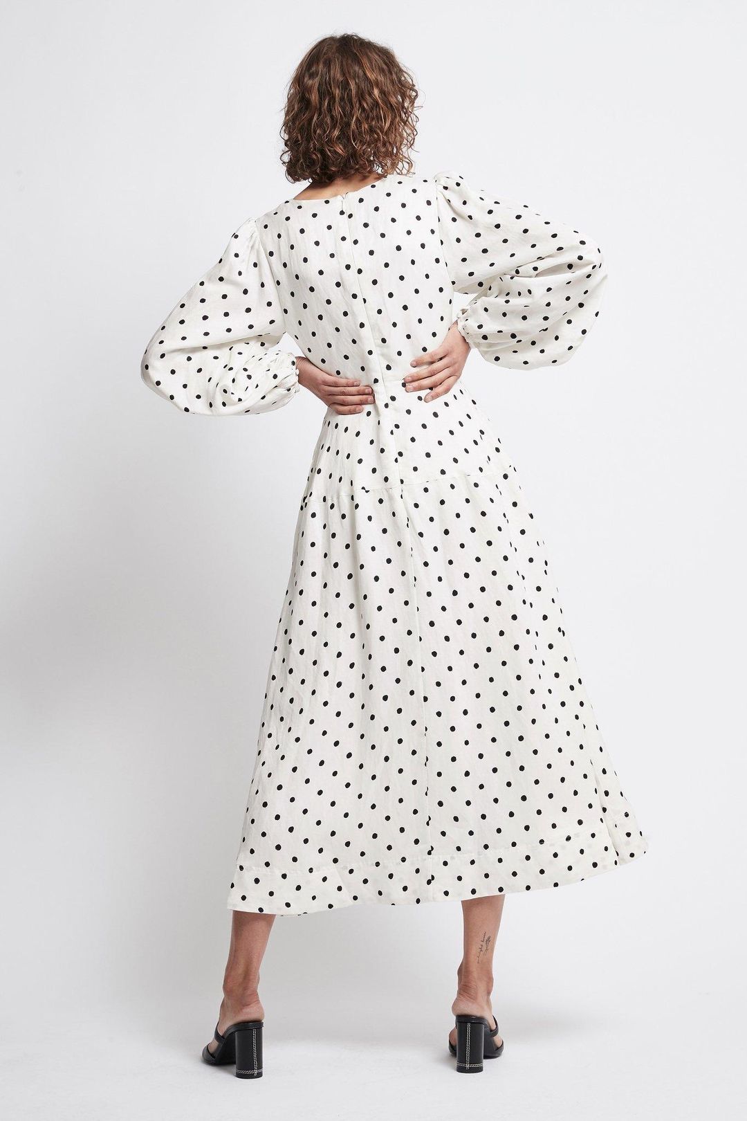 Aje Liberation Blouson Midi Dress for rent on The Volte - main image