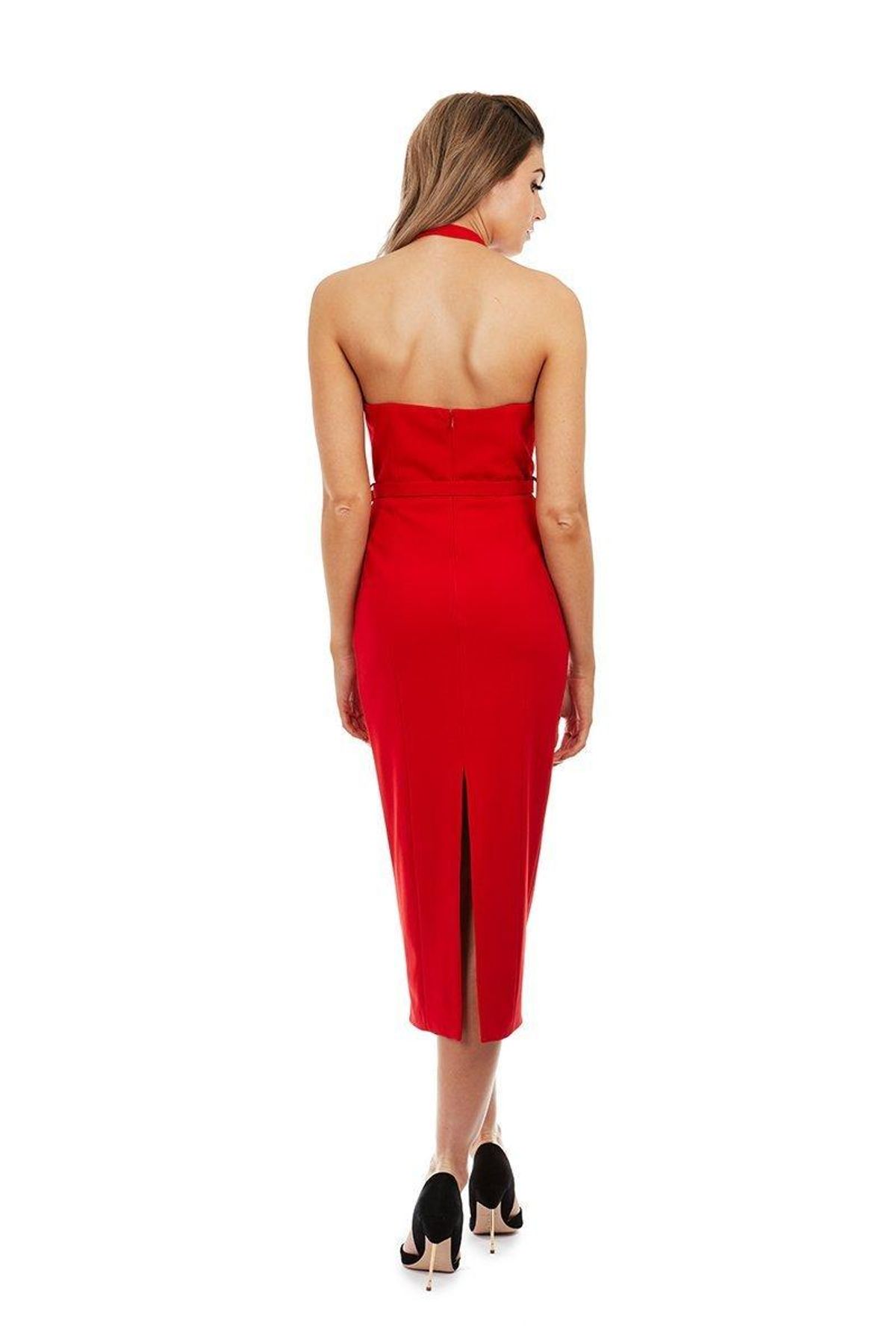 Georgy Collection Athena Dress Red Size M  - Image 3