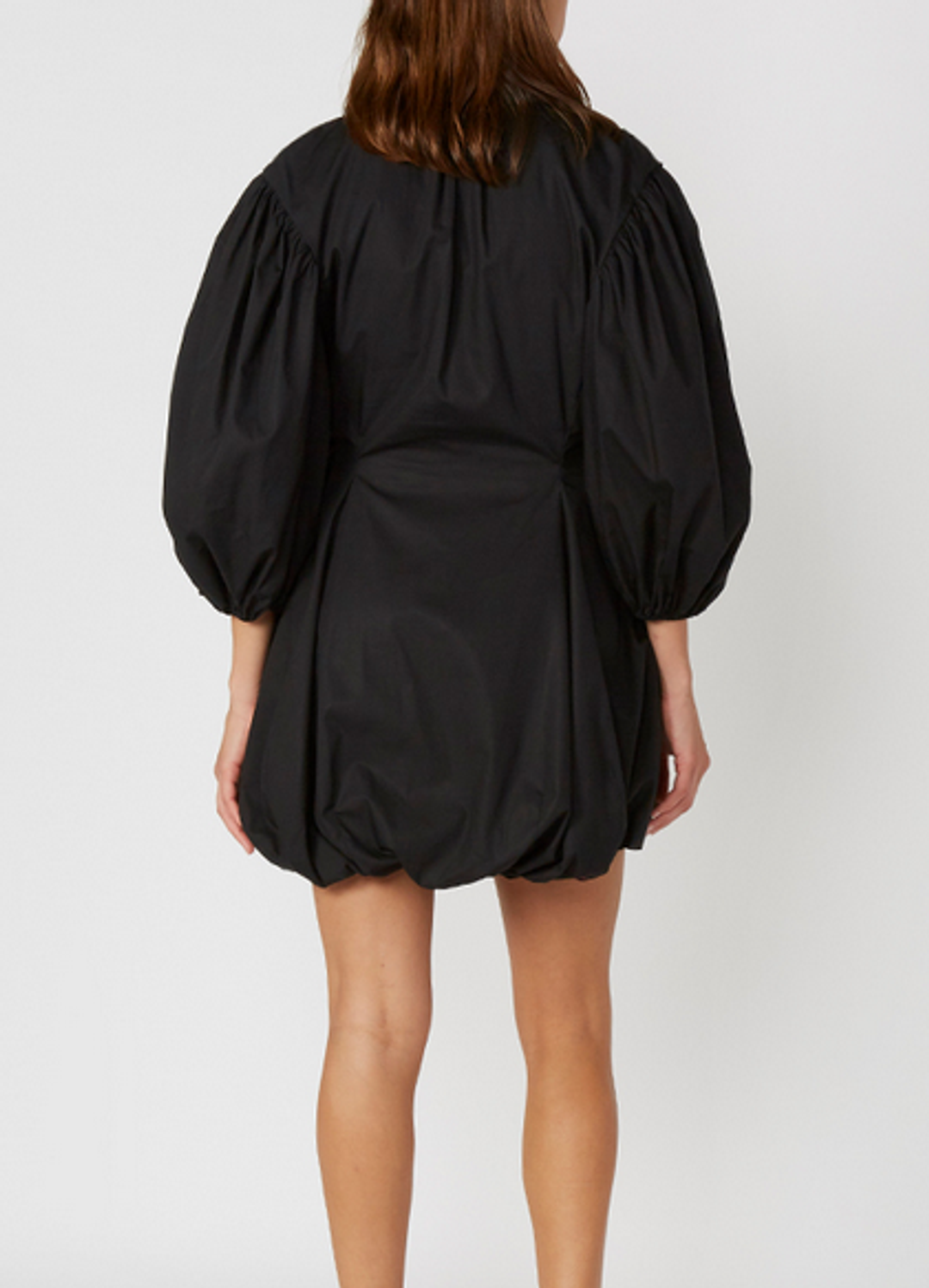 BASSIKE gathered balloon dress for rent on The Volte - main image