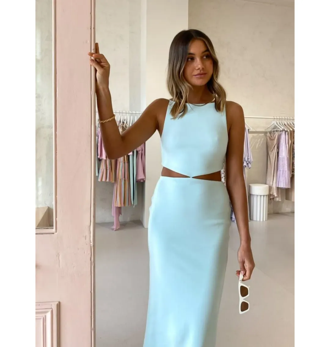 Bec & Bridge Scout Midi Dress in Mint Size AU 10 for rent on The Volte - main image